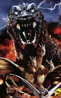 Poster Gojira, Mosura, Kingu Gidorâ: Daikaijû sôkôgeki