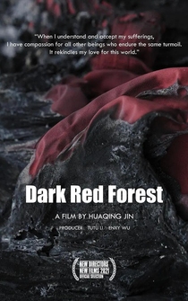 Poster Dark Red Forest