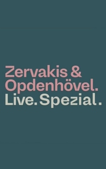 Poster Zervakis &amp; Opdenhövel. Live.