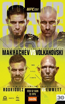 Poster UFC 284: Makhachev vs. Volkanovski