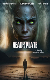 Poster Head on a Plate