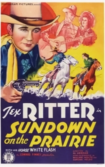 Poster Sundown on the Prairie