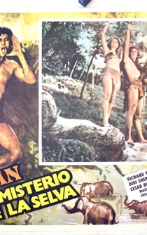 Poster Tarzán y el misterio de la selva