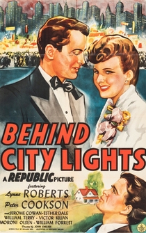 Poster Behind City Lights