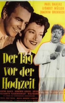 Poster Der Tag vor der Hochzeit