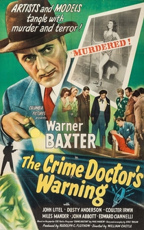 Poster The Crime Doctor's Warning