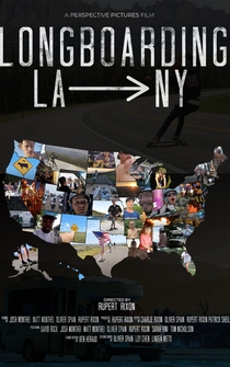 Poster Longboarding LA to NY