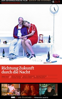 Poster Richtung Zukunft durch die Nacht