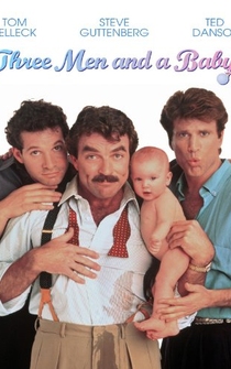 Poster Tres hombres y un bebé