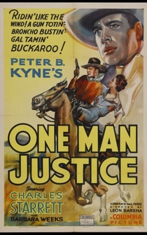 Poster One Man Justice