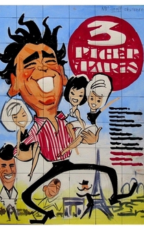 Poster Tre piger i Paris