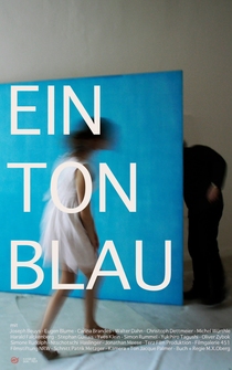 Poster Ein Ton Blau