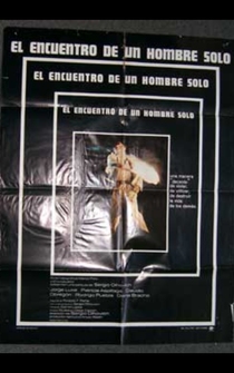 Poster El encuentro de un hombre solo