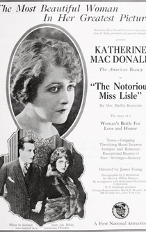 Poster Notorious Miss Lisle