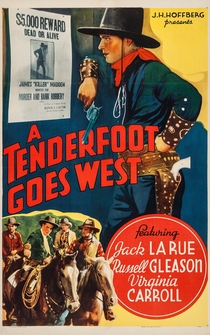 Poster A Tenderfoot Goes West