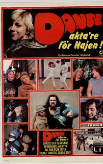 Poster Dante - Akta're för hajen!