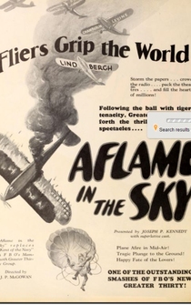 Poster Aflame in the Sky