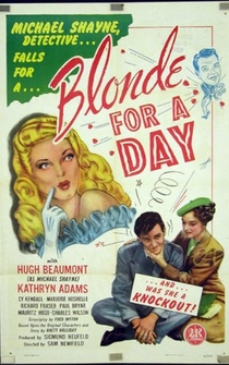 Poster Blonde for a Day