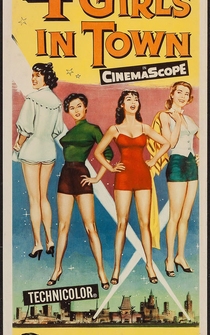 Poster Four Girls in Town