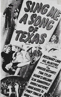 Poster Sing Me a Song of Texas