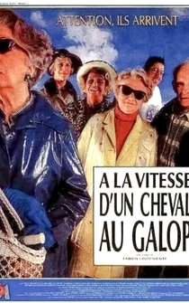 Poster À la vitesse d'un cheval au galop