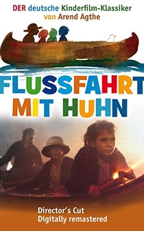 Poster Flußfahrt mit Huhn