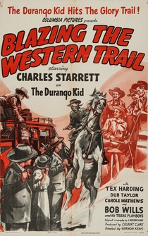 Poster Blazing the Western Trail