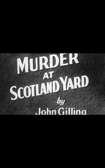 Poster Murder at Scotland Yard