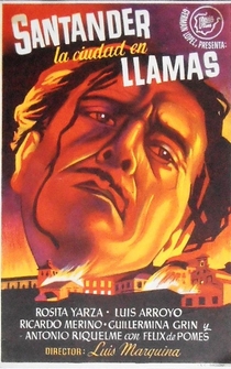 Poster Santander, la ciudad en llamas