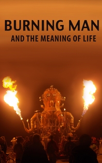 Poster Burning Man and the Meaning of Life