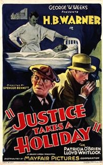 Poster Justice Takes a Holiday