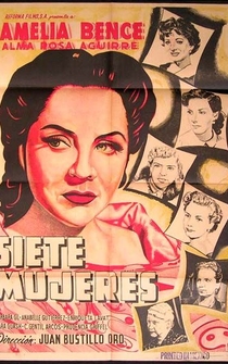 Poster Siete mujeres