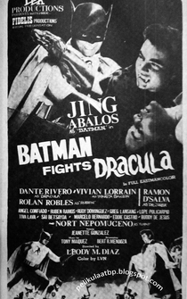 Poster Batman contra Drácula