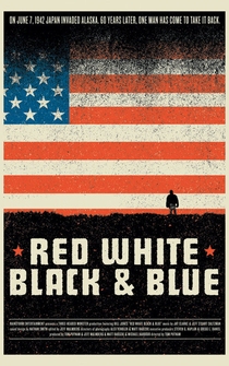 Poster Red White Black & Blue