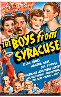 Poster The Boys from Syracuse