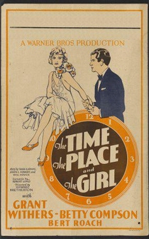 Poster The Time, the Place and the Girl