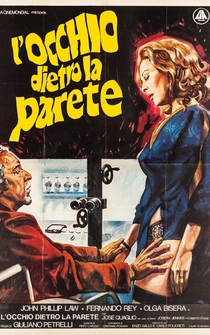 Poster L'occhio dietro la parete