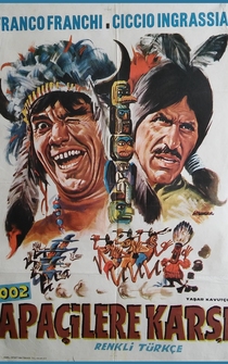 Poster de Franco y Ciccio en el sendero de la guerra
