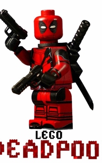 Poster Deadpool Movie in Lego