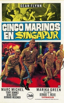 Poster Cinco muchachos a Singapur