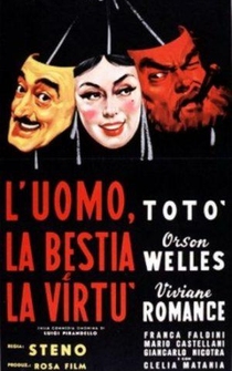 Poster L'uomo la bestia e la virtù