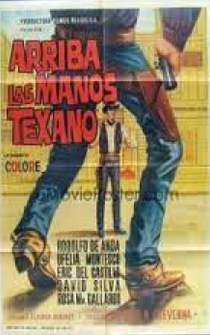 Poster Arriba las manos Texano