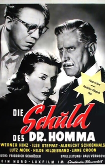 Poster Die Schuld des Dr. Homma