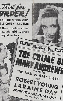 Poster The Trial of Mary Dugan