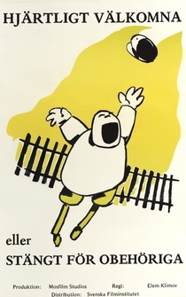 Poster de Bienvenidos, o prohibida la entrada a los extraños