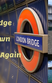 Poster London Bridge is Falling Down- Build it Up!