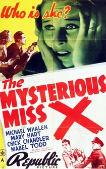 Poster The Mysterious Miss X