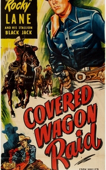 Poster Covered Wagon Raid