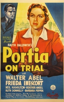 Poster Portia on Trial