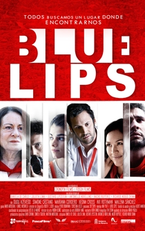 Poster Blue Lips